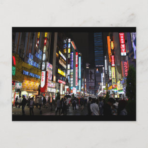 東京ニオンズ新宿by nightはがき ポストカード