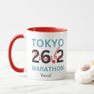 東京パーソナライズされたマラソンフィニッシャ東京ギフト マグカップ