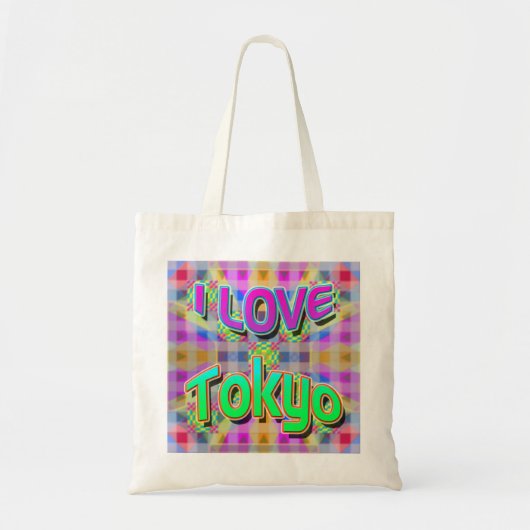 東京フェスティバル1 "I LOVE Tokyo"バッグ トートバッグ (正面)