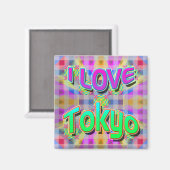 東京フェスティバル1 「I LOVE Tokyo」マグネット マグネット (正面/裏面)