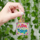 東京フェスティバル3 "I LOVE Tokyo"キーチェーン キーホルダー (手)