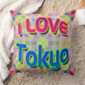 東京フェスティバル3 "I LOVE Tokyo"枕 クッション (ブランケット)