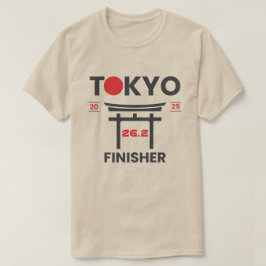 東京マラソンフィニッシャ2025ランナーへのギフト Tシャツ