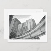 東京モノレール：汐留、東京 ポストカード (正面/裏面)