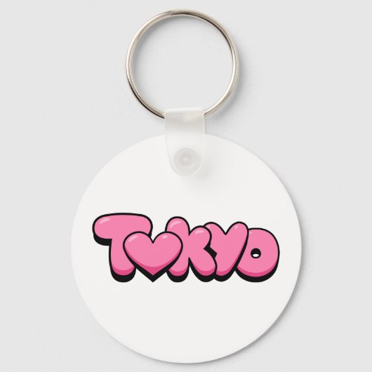 東京ラブ キーホルダー (正面)