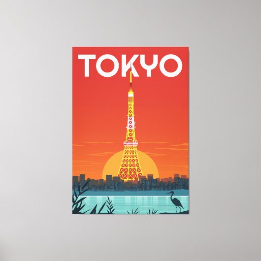 東京ランドマーク キャンバスプリント (正面)