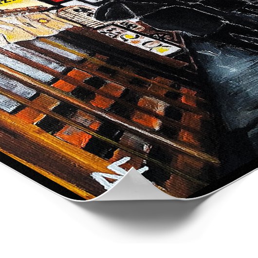 東京レインズバイ絵を描アルフレッドキツネ ポスター (角)