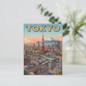 東京ヴィンテージアニメ旅行絵葉書 ポストカード (スタンド正面)