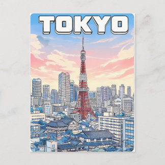 東京ヴィンテージアニメ旅行絵葉書 ポストカード