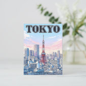 東京ヴィンテージアニメ旅行絵葉書 ポストカード (スタンド正面)