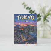 東京ヴィンテージアニメ旅行絵葉書 ポストカード (スタンド正面)