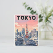 東京ヴィンテージアニメ旅行絵葉書 ポストカード (スタンド正面)