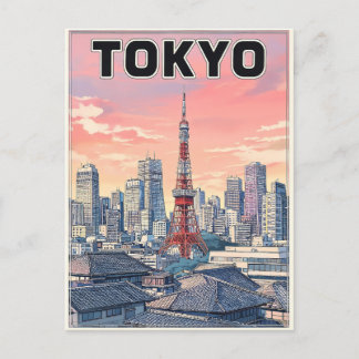 東京ヴィンテージアニメ旅行絵葉書 ポストカード