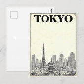 東京ヴィンテージアニメ旅行絵葉書 ポストカード (正面/裏面)