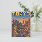 東京ヴィンテージアニメ旅行絵葉書 ポストカード (スタンド正面)