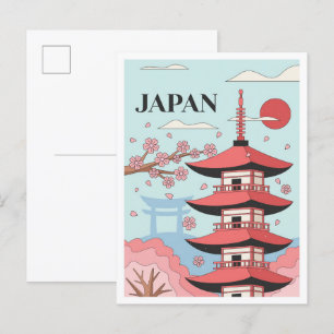 東京ヴィンテージアートイラストレーション旅行 ポストカード