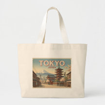 東京ヴィンテージトラベルトートバッグ