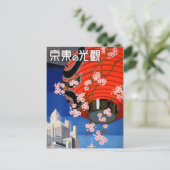 東京ヴィンテージ旅行のポスター復元 ポストカード (スタンド正面)