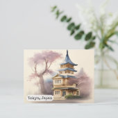 東京ヴィンテージ水彩旅行 ポストカード (スタンド正面)