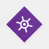 東京国旗日本の（首都） スタンダードランチョンナプキン (角)