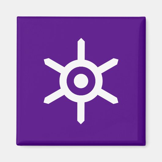 東京国旗日本の（首都） マグネット (正面)