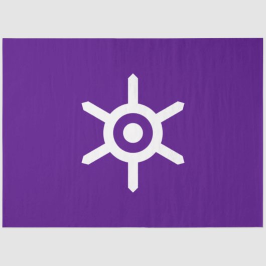 東京国旗日本の（首都） 薄葉紙 (正面)