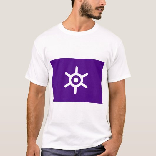 東京国旗日本の(首都) Tシャツ (正面)