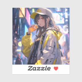 東京娘アイコン/Tokyo Gorl icon Badge | 東京娘 GenerativeAI シール