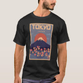 東京富士火山 Tシャツ (正面)