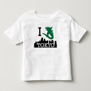 東京幼児のワイシャツのモンスター トドラーTシャツ