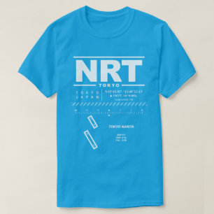 東京成田国際的空港NRT Tシャツ