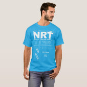 東京成田国際的空港NRT Tシャツ (正面フル)