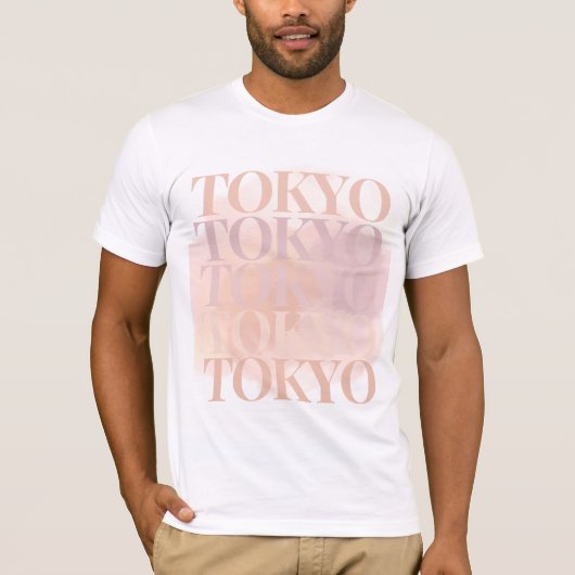 東京文字グラフィックTシャツ Tシャツ (正面)