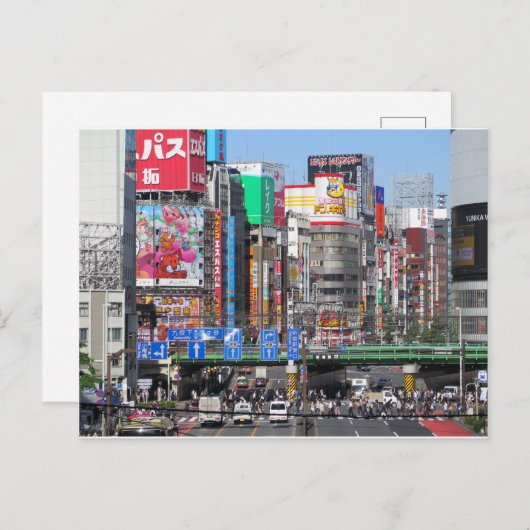東京新宿はがき ポストカード (正面/裏面)