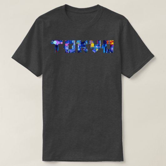 東京新宿通り美的看板Japan T Tシャツ (デザイン正面)
