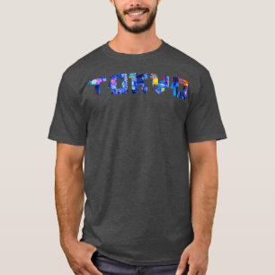 東京新宿通り美的看板Japan T Tシャツ