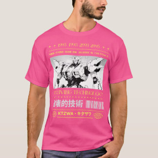 東京日本のサイバーパンクアートストリートウェアアニメグラフ Tシャツ