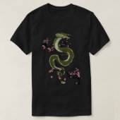 東京日本のドラゴンアジアンレトロ80年代スタイル3 Tシャツ (デザイン正面)