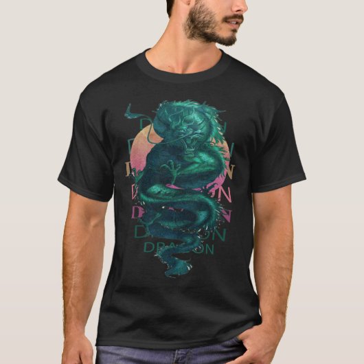 東京日本のドラゴン Tシャツ (正面)