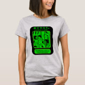 東京日本の地下鉄 Tシャツ (正面)