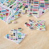 東京日本の地図 ジグソーパズル (側面)