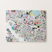 東京日本の地図 ジグソーパズル (横)