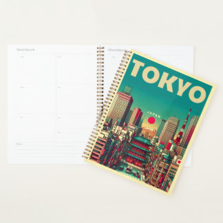 東京日本の旅行ヴィンテージ プランナー手帳