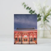 東京日本の浅草祈寺に夫婦がいる ポストカード (スタンド正面)