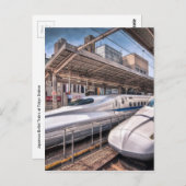 東京日本の駅の新幹線 ポストカード (正面/裏面)