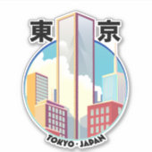 東京日本シティスケープ ロゴ シール (正面)