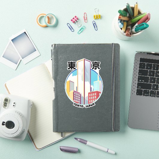 東京日本シティスケープ ロゴ シール (iPadカバー)