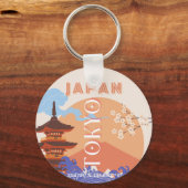 東京日本トラベルアート キーホルダー (正面)