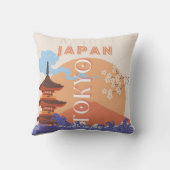 東京日本トラベルアート クッション (裏面)