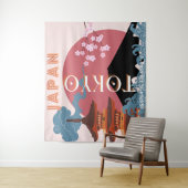 東京日本レトロ旅行芸術 タペストリー (インサイチュ)